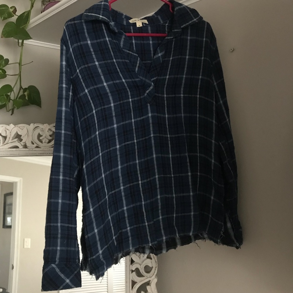 Cloth and stone distressed flannel